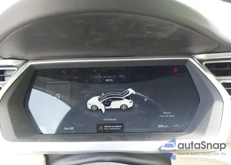 2013 Tesla Model S из США, поврежденный, VIN 5YJSA1CN5DFP20940